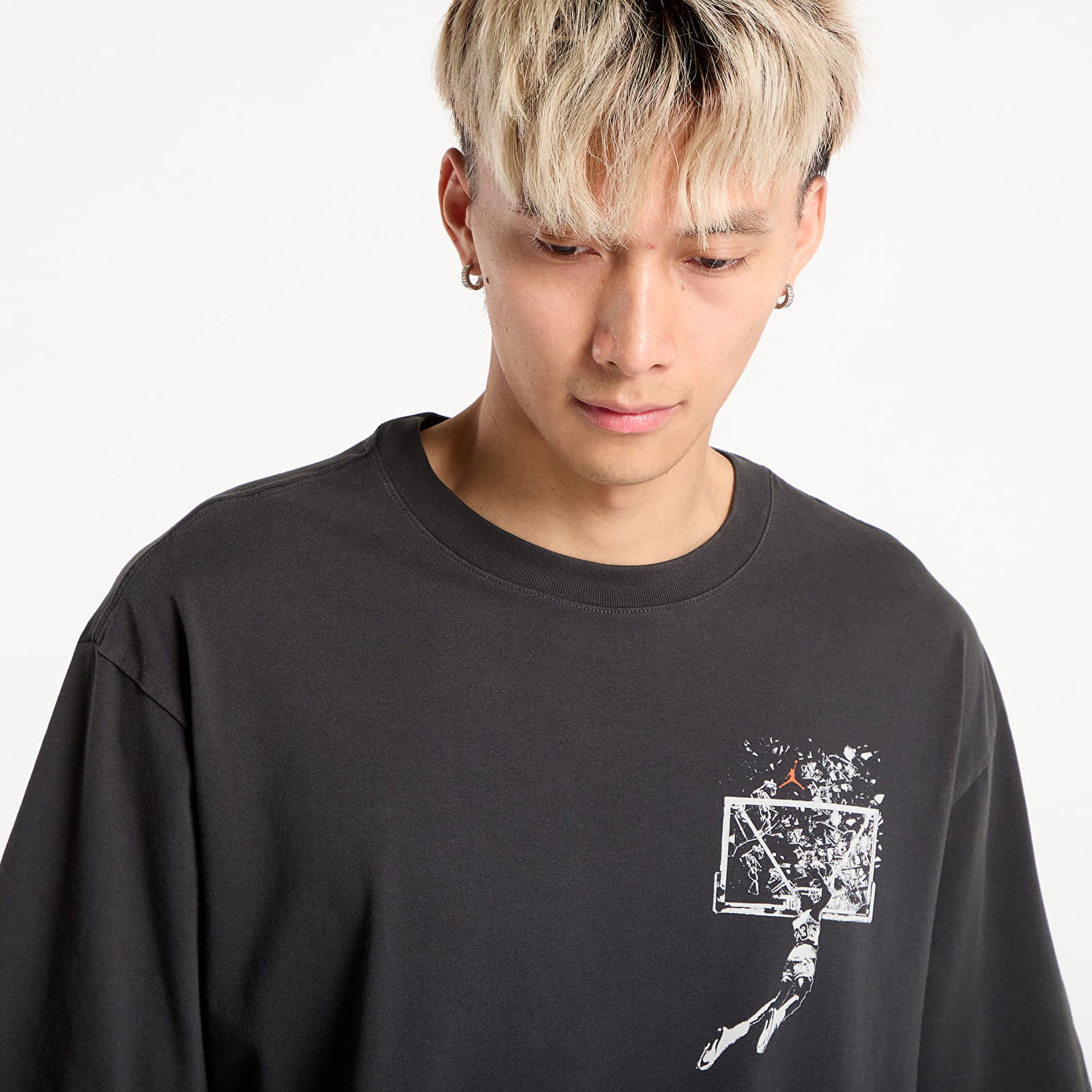Tričko Jordan Jordan Oversized Graphic T-Shirt Čierna | IB3297-045, 1