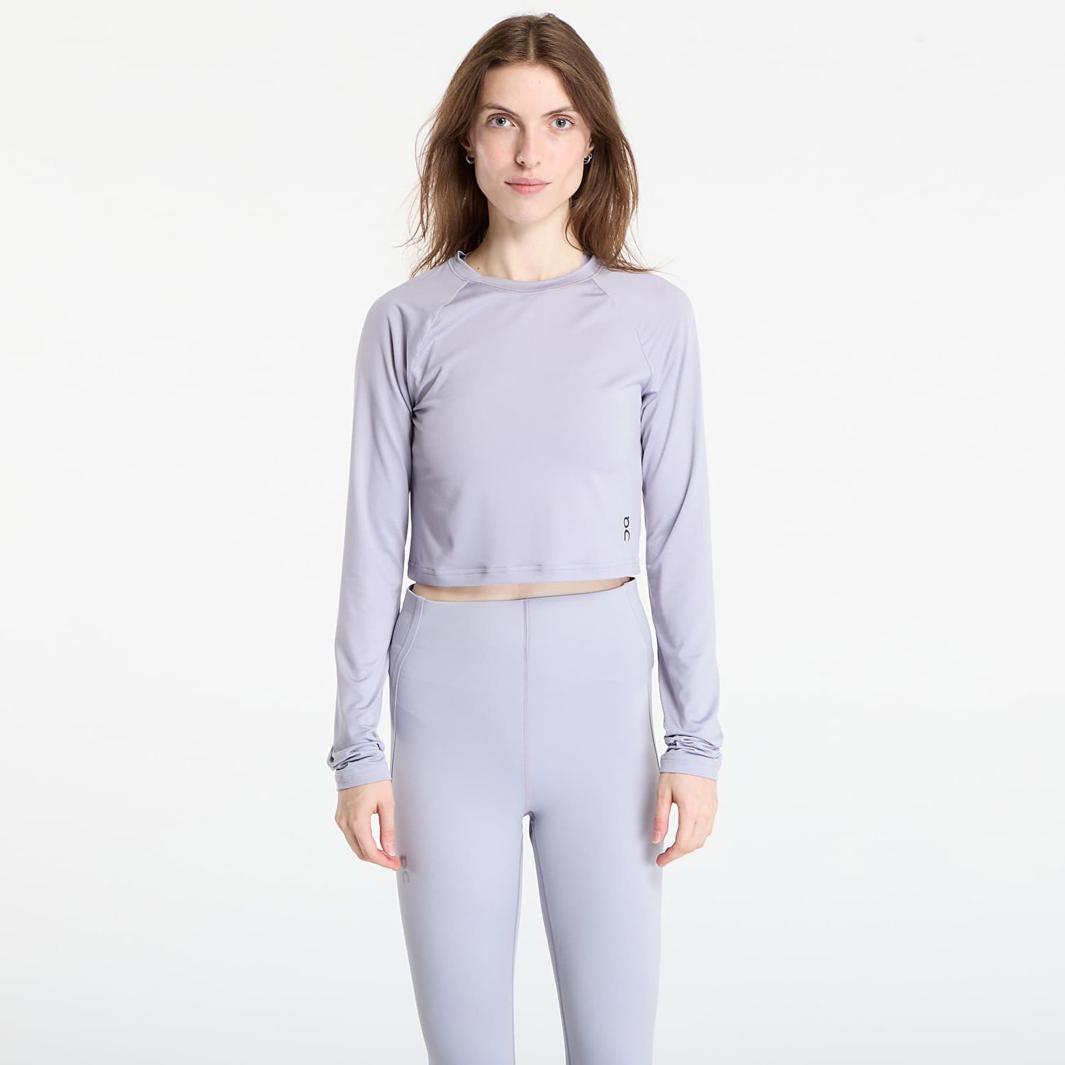 Tričko On Running T-shirt On Studio Long Tee Crop Purple Fialová | 1WF12430174, 0