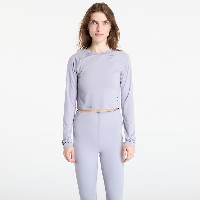 Tričko On Running T-shirt On Studio Long Tee Crop Purple Fialová | 1WF12430174