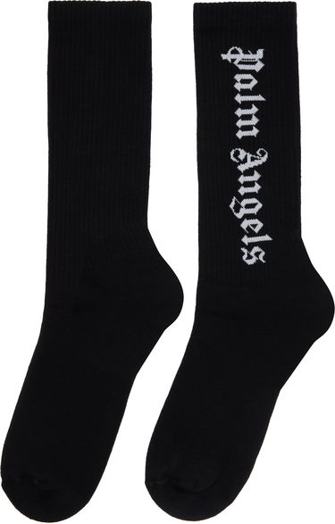 Ponožky Palm Angels Logo Socks Čierna | PMRA001C99FAB0021001, 1