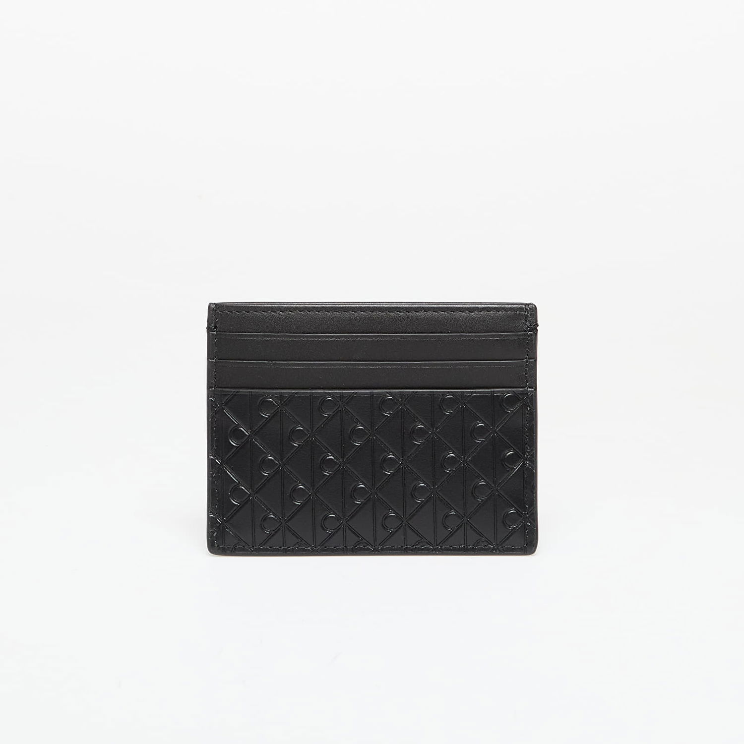 Peňaženka CALVIN KLEIN Calvin Klein Embossed Emblem Cardholder Čierna | LV04D1128G UB1, 1
