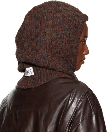 Klobúk Maison Margiela MM6 Maison Margiela Wool Blend Knit Hood Hnedá | SH2TB0005 M13174, 2
