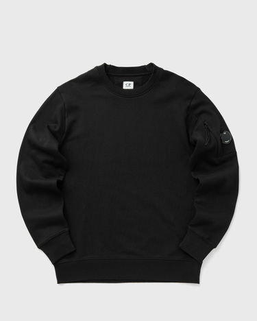 Mikina C.P. Company C.P. Company Diagonal Raised Fleece Crew Neck Lens Sweatshirt XXL Čierna | 18CMSS023A005086W-999, 0