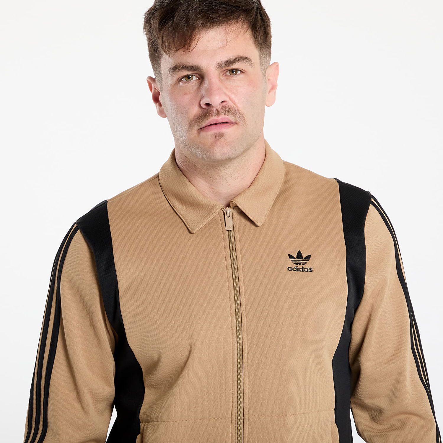 Bunda adidas Originals Adicolor Panel Track Top Jacket Béžová | JY1427, 1