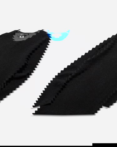 Sveter Comme des Garçons COMME des GARÇONS HOMME PLUS Wool Sweater Čierna | PP-N011-W25 3, 1