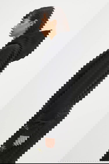 Mikina JW Anderson JW Anderson Anchor Embroidery Cropped Hoodie Čierna | JW0216.PG1719.999, 1