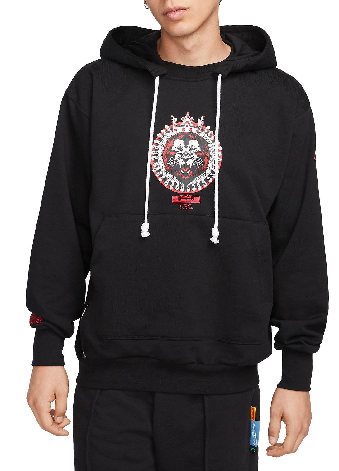 Mikina Nike Lebron James x Liverpool FC Hoodie Čierna | dv9941-010, 0