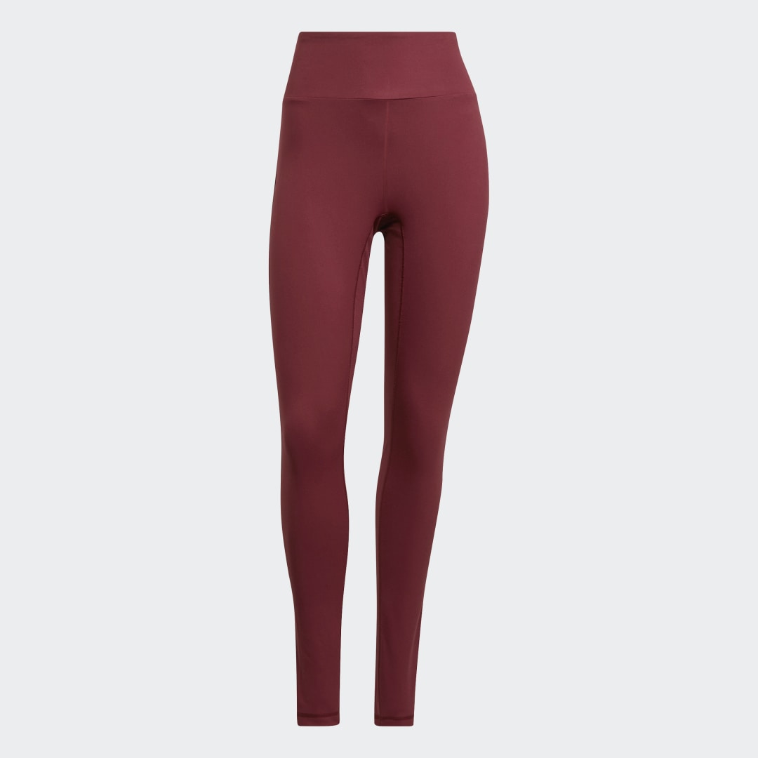 Legíny adidas Performance Yoga Essentials High-Waisted Leggings Červená | HA6602, 0