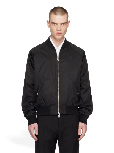 Bunda AMI Zip Bomber Jacket Čierna | HJK024.274