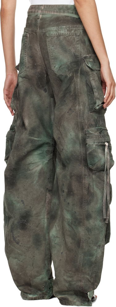 Cargo nohavice The Attico Attico Camouflage Cargo Pants Zelené | 250WCP00084 DDD022AA, 2