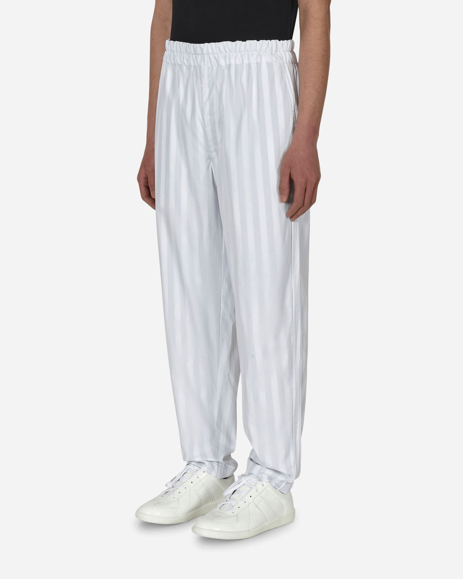 Nohavice Comme des Garçons Stripe Trousers Biela | FI-P013 1, 1
