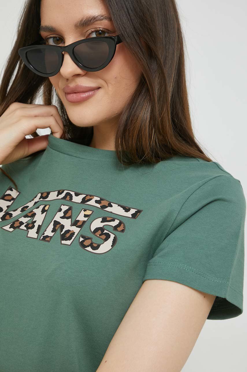Tričko Vans Animalier Tee Zelené | VN0A7YWBYQW1, 0