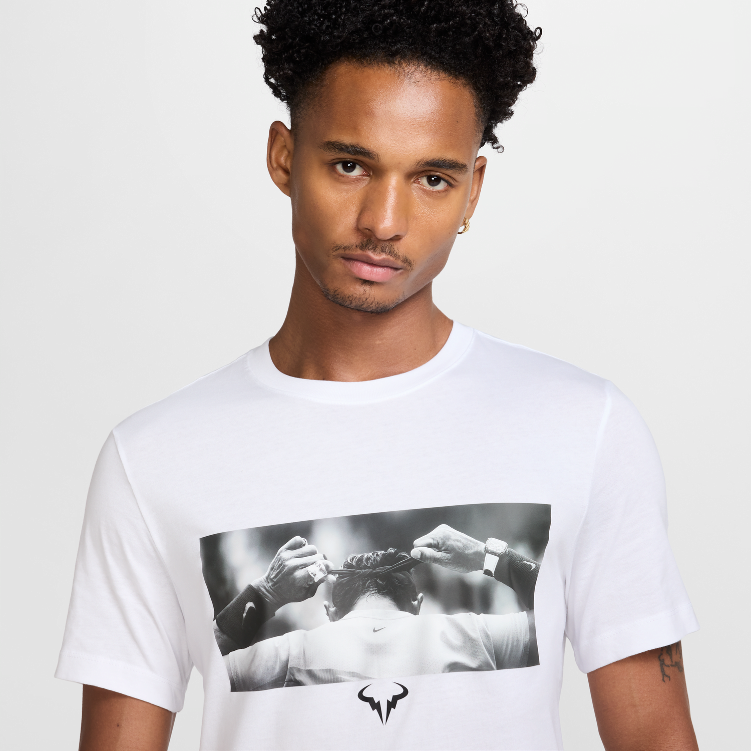 Tričko Nike Rafael Nadal Graphic Tennis T-Shirt Biela | IM6054-100, 1