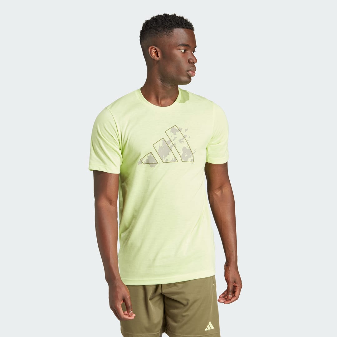 Tričko adidas Originals Train Essentials Seasonal Training Graphic Tee Žltá | IJ9602, 0