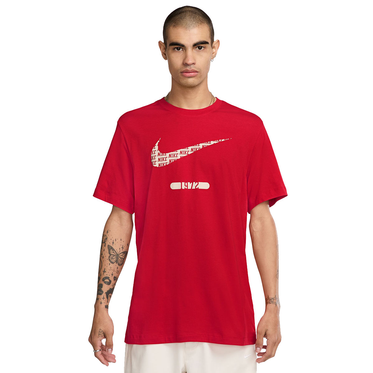 Tričko Nike NSW Swoosh T-Shirt Červená | FZ5372-657, 0