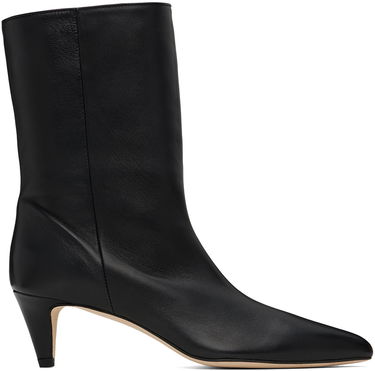 Tenisky a topánky BY FAR Lysander Leather Kitten Heel Boots Čierna | MWFBO068LL028BK001PL, 0