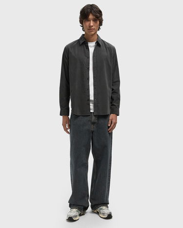 Košeľa Samsoe Samsoe SALIAM NX Corduroy Button-Up Shirt Šedá | M10000028-BLACK-OYSTER, 2