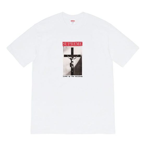 Tričko Supreme Short Sleeve T-Shirt Loved by the Children Biela | SUP-SS20-324
