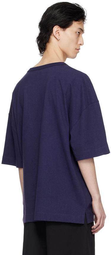 Tričko LEMAIRE Boxy Pocket T-Shirt Modrá | TO1165 LJ1010, 2