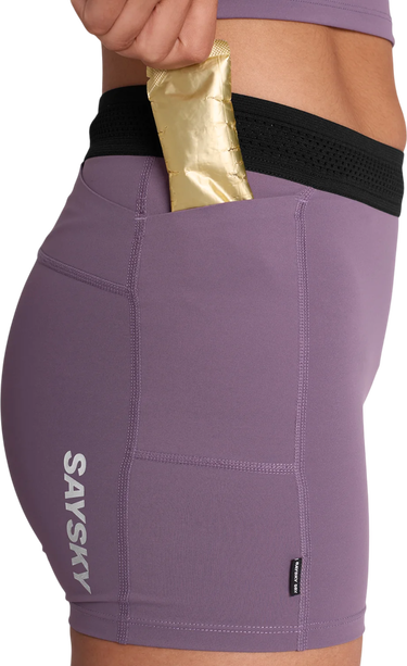 Šortky Saysky Saysky Flow+ Race 4" Shorts Fialová | owrst62c711-owrst62c711, 2
