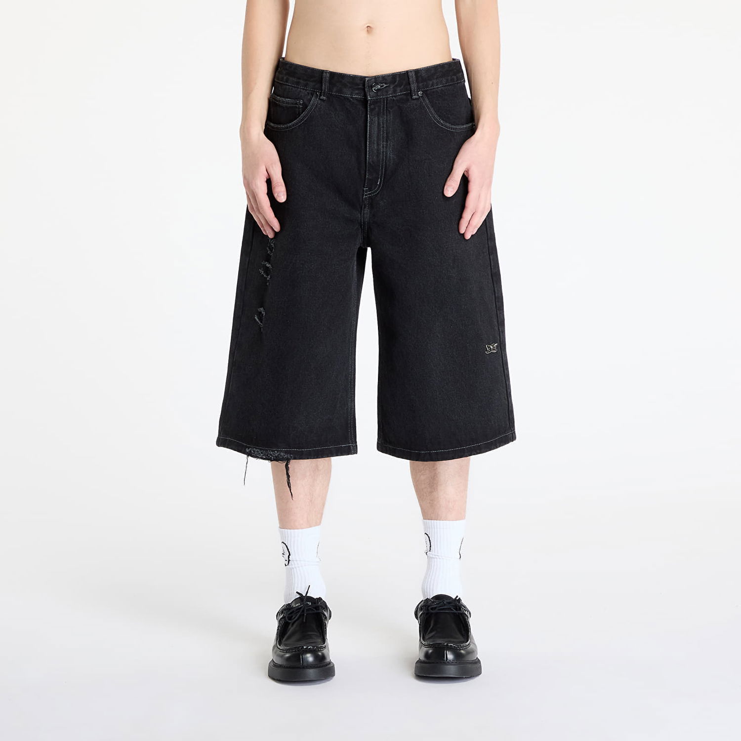 Šortky Footshop FTSHP Walking Art II Jorts Čierna | FTSHP_405, 0