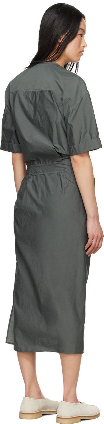 Šaty LEMAIRE Lemaire Wrap Midi Dress Zelené | DR1068 LF1209, 2