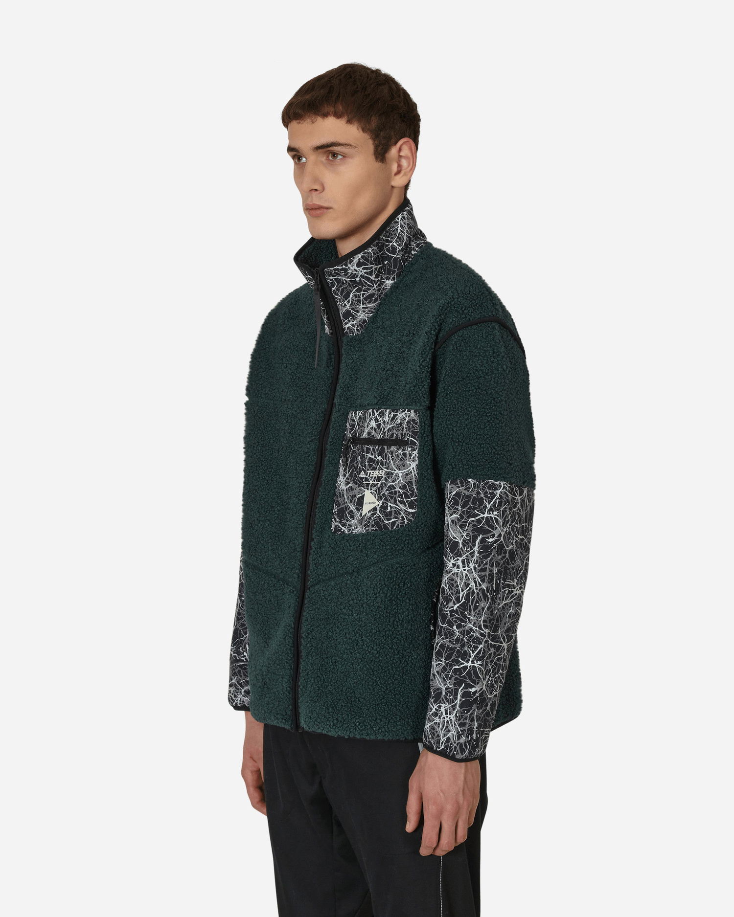 Bunda adidas Originals and wander x Terrex Fleece Jacket Zelené | HN6937, 1