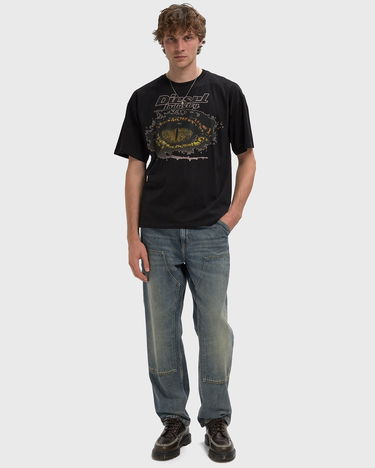 Tričko Diesel Diesel Industry Graphic T-Shirt Čierna | A19640-0PLAT-9XX, 1