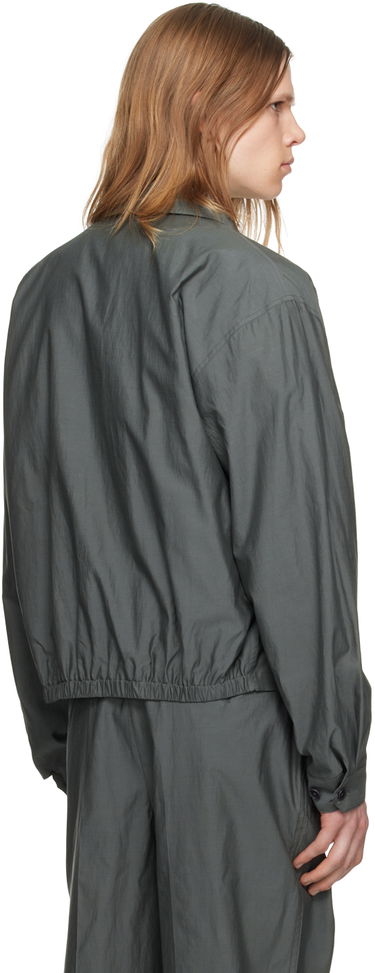 Bomber bunda LEMAIRE Lemaire Washed Zip-Up Jacket Zelené | OW1062 LF1209, 2