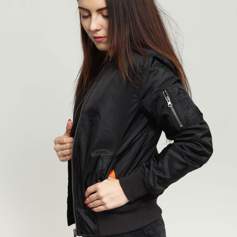 Ladies Basic Bomber Jacket