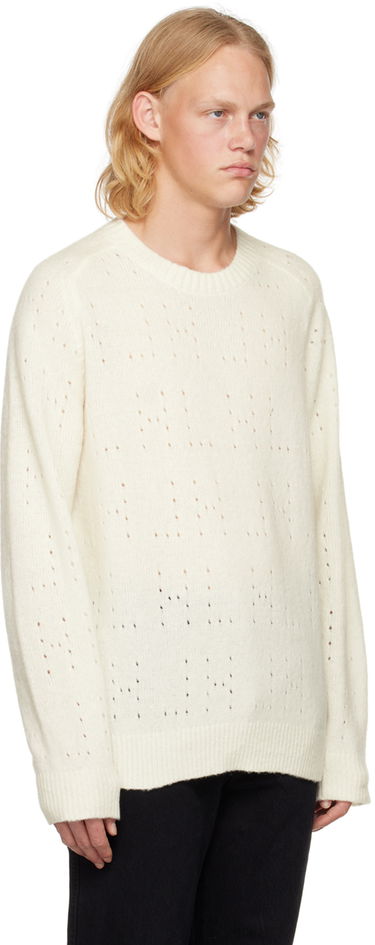 Sveter Helmut Lang Crewneck Knit Sweater Biela | M10HM702, 1
