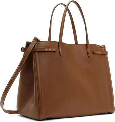 Tote bag Valentino Valentino Garavani Antibes Medium Calfskin Tote Bag Hnedá | 6Y2B0D16RBN, 2