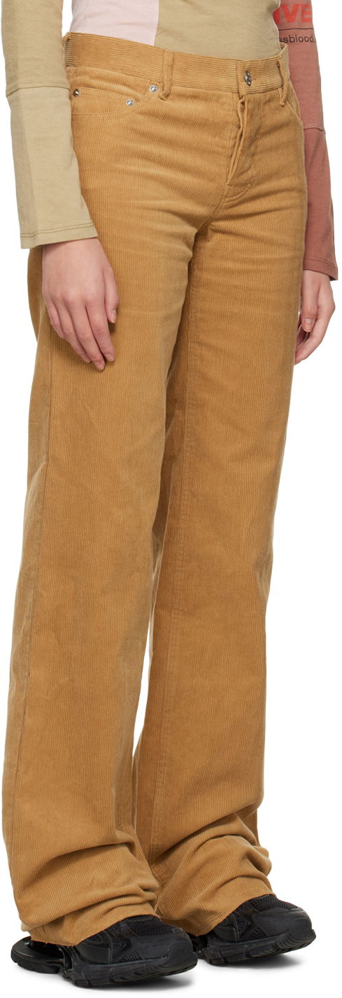Nohavice We11done We11done Wide Corduroy Trousers Hnedá | WD-PT3-22-287-W-CM, 1