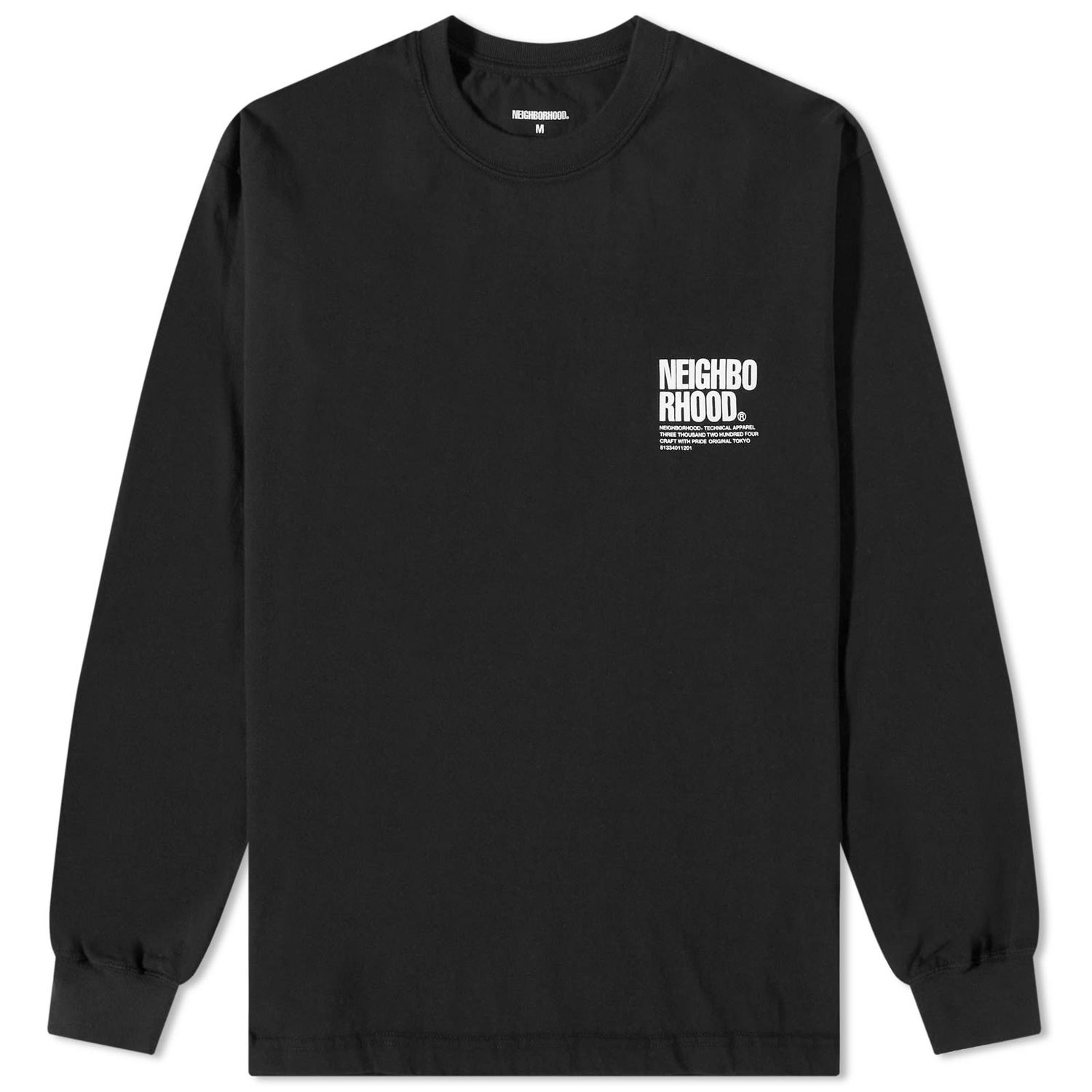 Tričko Neighborhood NH-2 Tee Čierna | 231PCNH-LT02-BLK, 0
