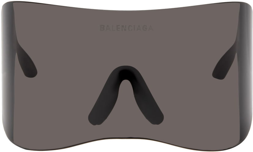 Slnečné okuliare Balenciaga Mask Rectangular Sunglasses Čierna | BB0288S-001