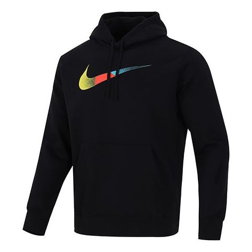 Mikina Nike Nike Sportswear Swoosh Brand Riff Pullover Hoodie Čierna | DM2395-010, 0