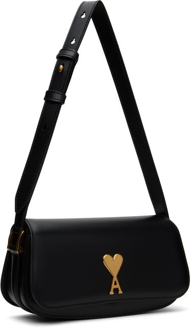Kabelka AMI AMI Paris Leather Shoulder Bag Zelené | ULL018.AL0104, 4