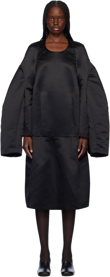 Šaty Comme des Garçons Comme des Garçons Satin Midi Dress Čierna | GO-O001-051-1, 0
