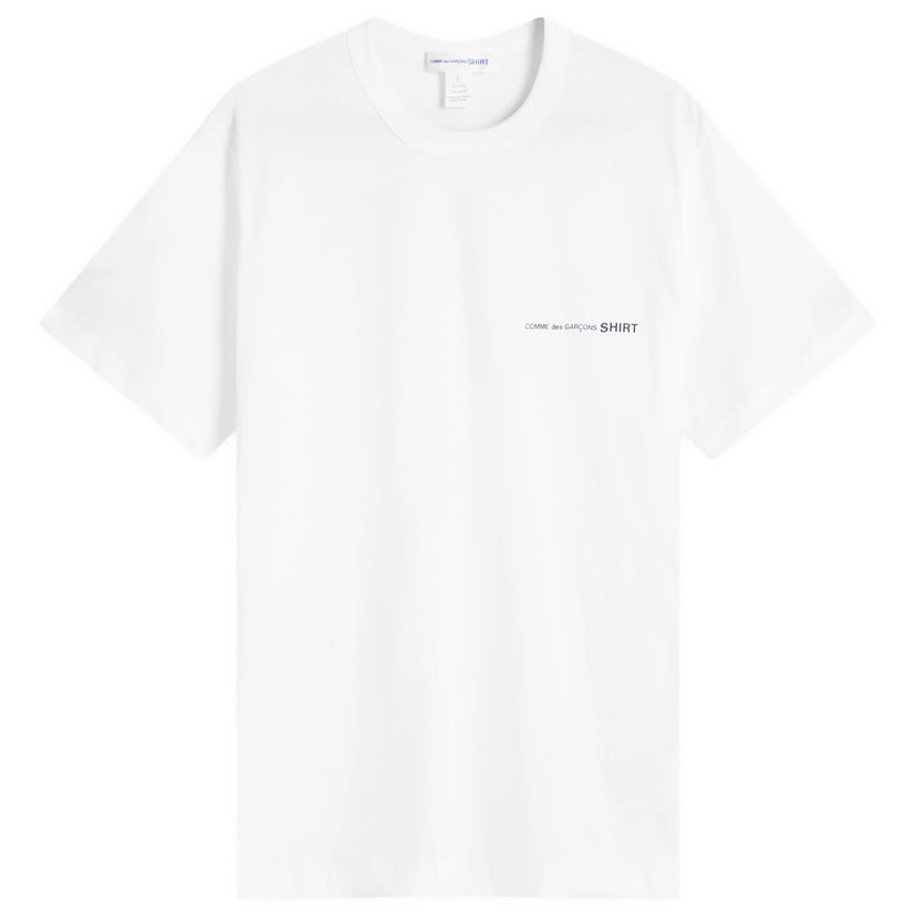 Tričko Comme des Garçons Comme des Garcons SHIRT Logo T-Shirt, Size Small Biela | FO-T026-051-3