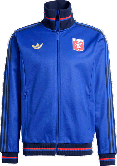 Vetrovka adidas Originals Olympique Lyon 75 Anniversary Track Jacket Modrá | jl8078, 0