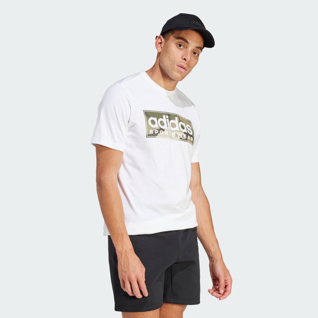 Camo Linear Graphic T-Shirt