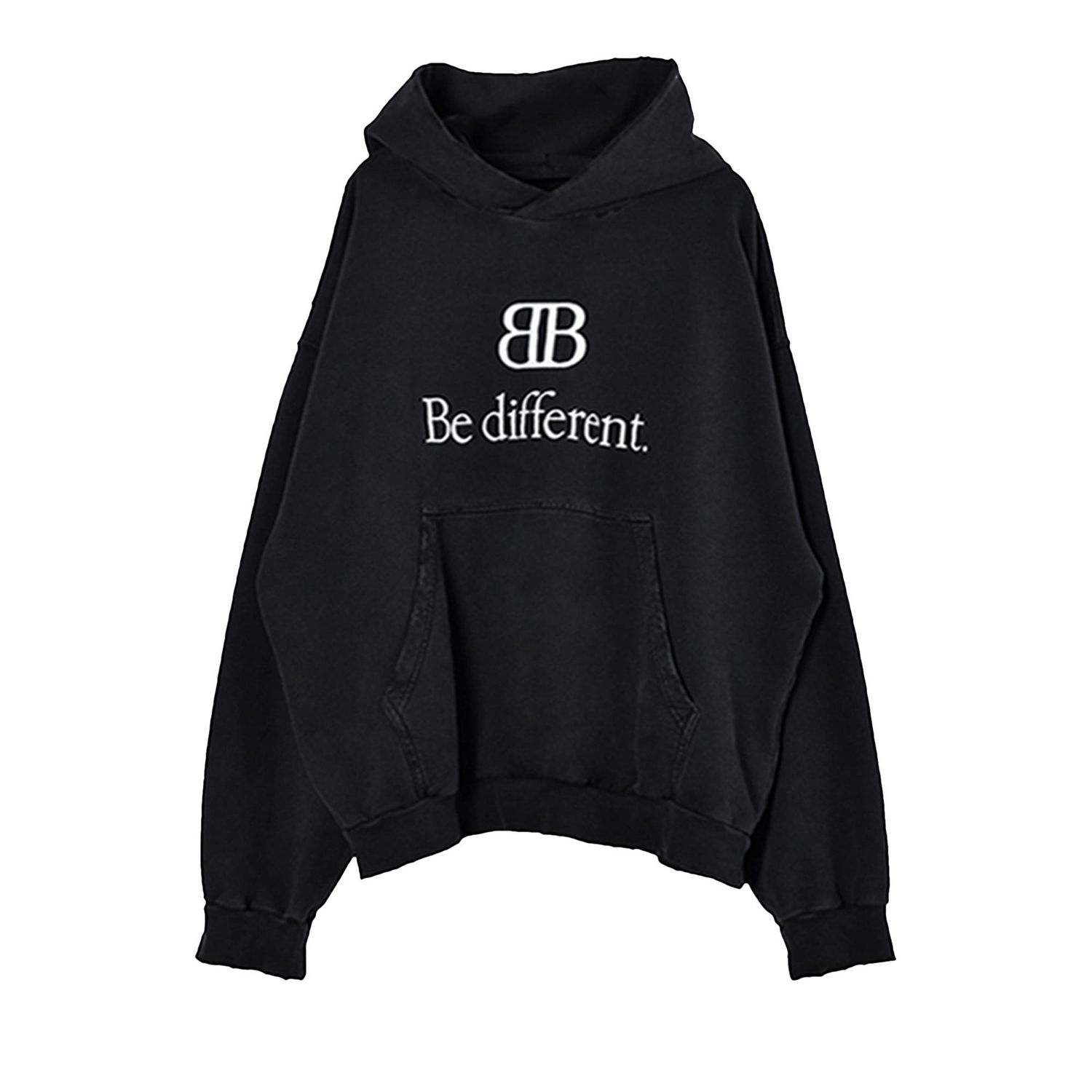 Mikina Balenciaga Medium Fit Hoodie Čierna | 720426 TNVV1 1070, 1