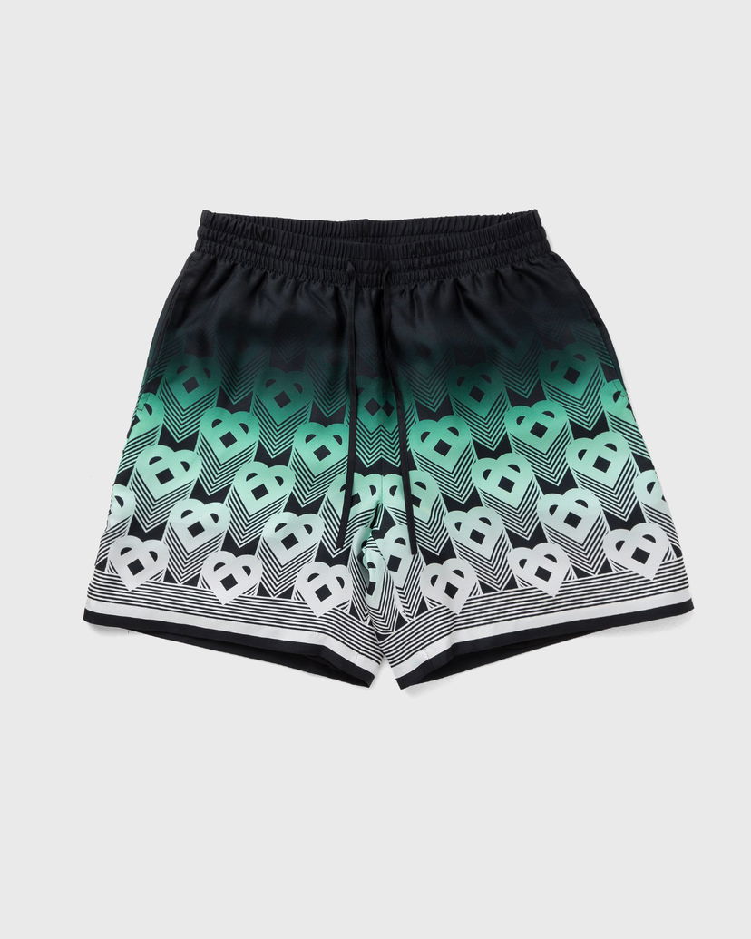 Šortky Casablanca Printed Drawstring Shorts Čierna | MPF25-TR-012-01