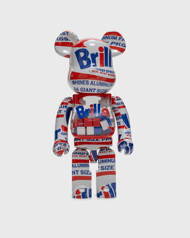 Zberateľské Medicom Toy ANDY WARHOL BRILLO 2022 1000% BE@RBRICK Figure Červená | MED1190, 0