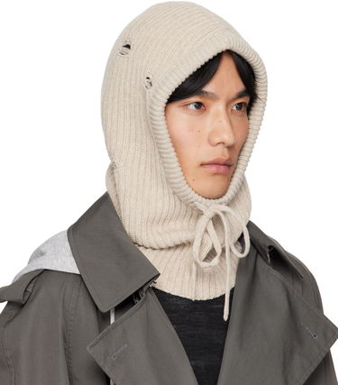 Klobúk Maison Margiela MM6 Maison Margiela Knit Wool Hood Béžová | S52TB0008 M13138, 1