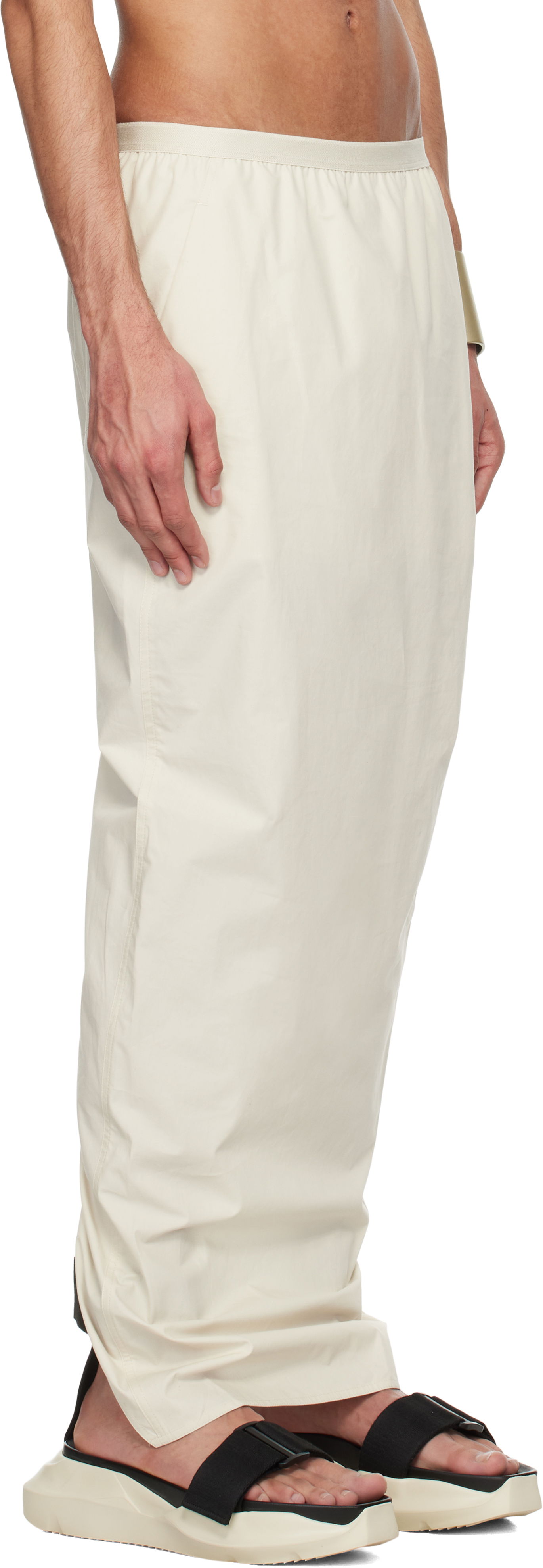 Sukňa Rick Owens Rick Owens Hollywood Soft Pillar Long Skirt Béžová | RU01E5301 P, 1