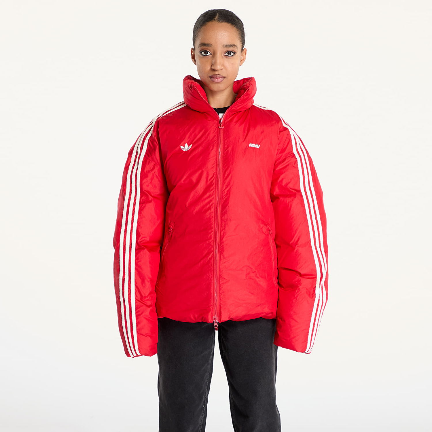 Prešívaná bunda adidas Originals AVAVAV x Jacket Better Scarlet Červená | JG1427, 0