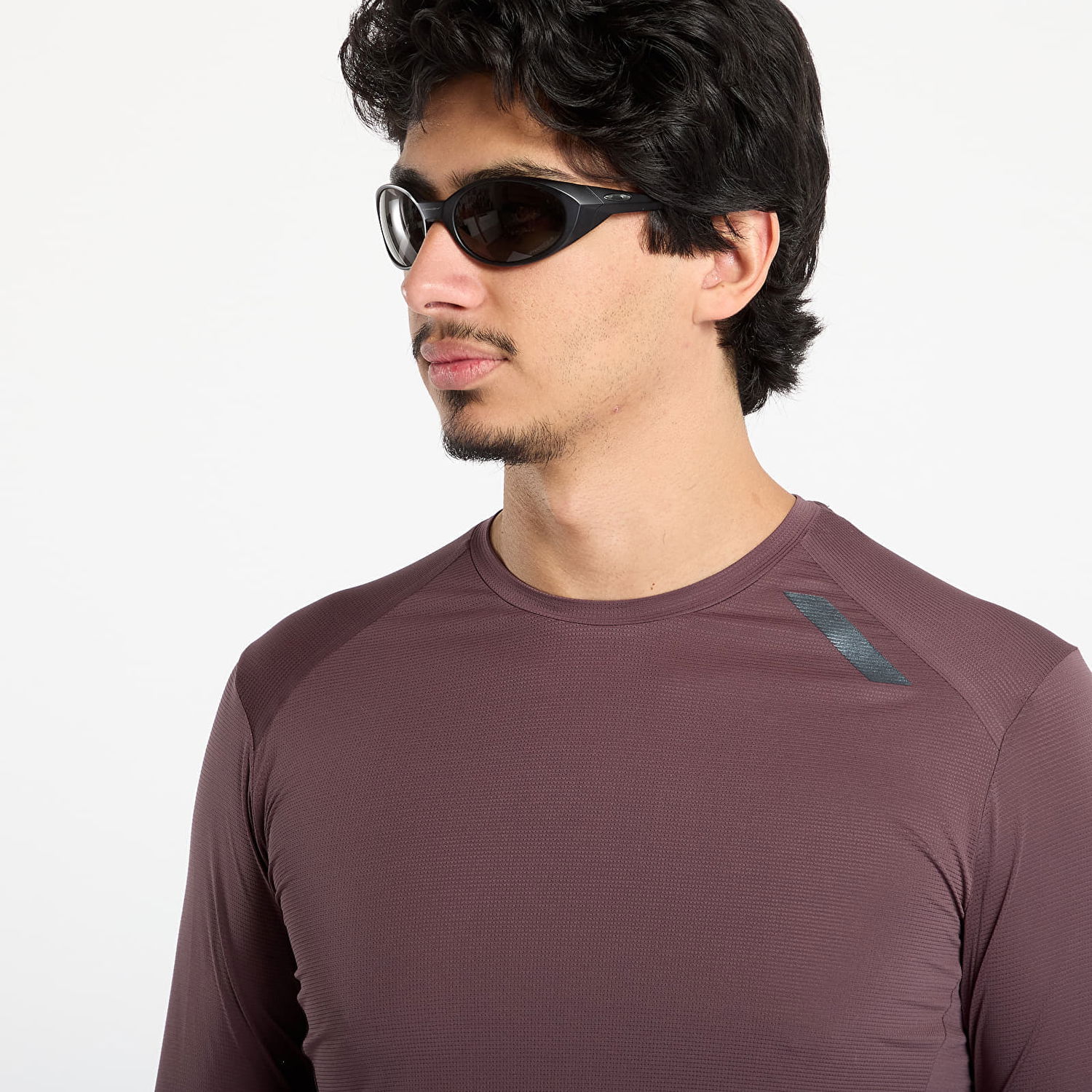Tričko Soar Running Long Sleeve Tech Top Vínová | AW25-SLS4M-DKGRE, 1