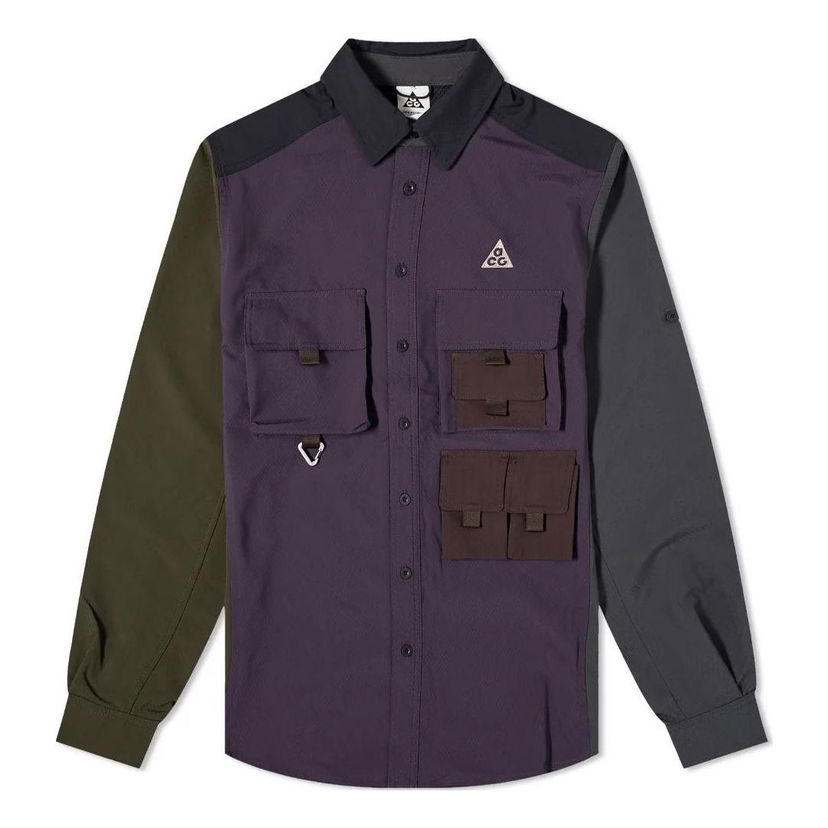 Košeľa Nike ACG ACG Cargo Long Sleeve Shirt Fialová | DB1013-070