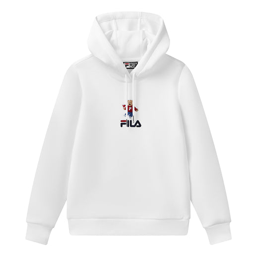 Mikina FILA FILA Sports Pullover Hoodie Biela | F11W118288F-WT, 0